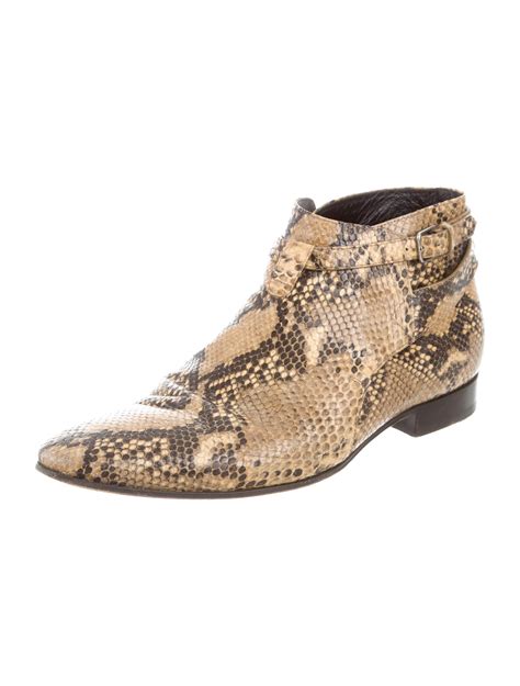 ysl ankle boot|saint laurent male boots snakeskin.